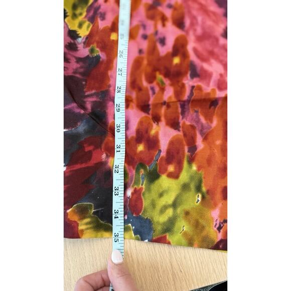 Trina Turk L.A Women's Mock Strapless Watercolor Dress Size 6 Wool / Silk 1716 - Picture 9 of 9